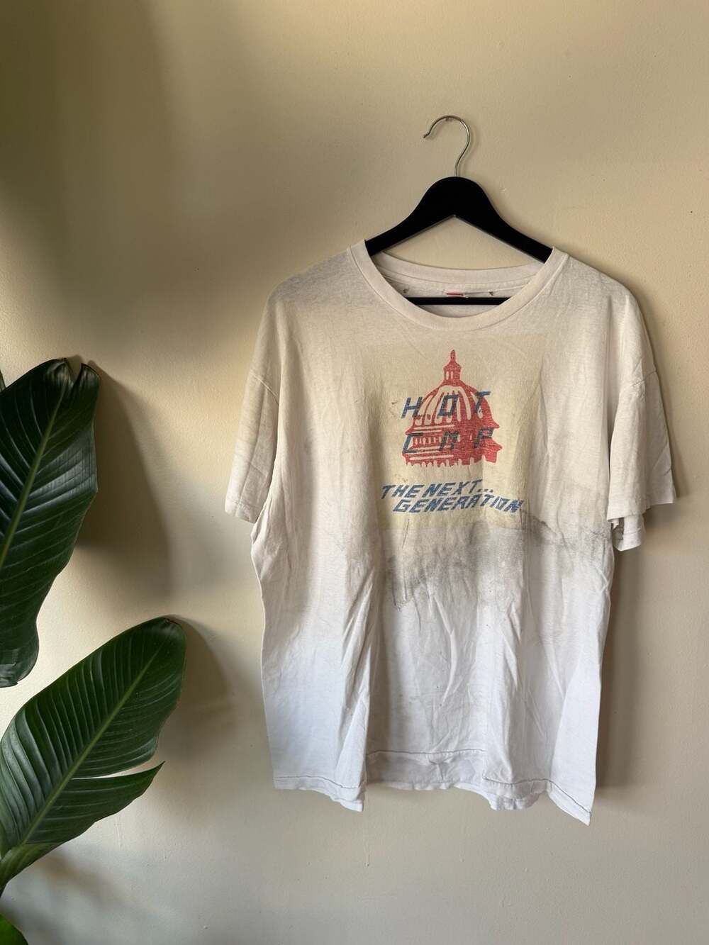 Vintage 1990s Hanes Washington D.C. The Next Generation Graphic T-Shirt